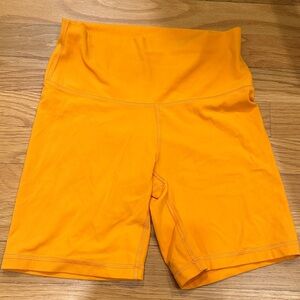 TNA Vibrant Orange Bike Shorts